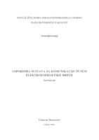 Usporedba sustava za komunikaciju putem elektroenergetske mreže