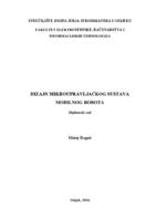 Dizajn mikroupravljačkog sustava mobilnog robota