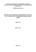 Realizacija grafičkog korisničkog sučelja za TV aplikaciju Elektronski programski vodič