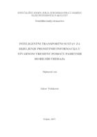 Inteligentni transportni sustav za dijeljenje prometnih informacija u stvarnom vremenu pomoću pametnih mobilnih uređaja