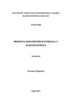 Primjena keramičkih materijala u elektrotehnici