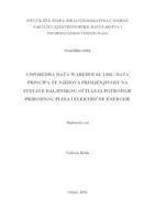 Usporedba Data Warehouse i Big Data principa te njihova primjenjivost na sustave daljinskog očitanja potrošnje prirodnog plina i električne energije