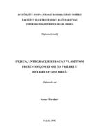 Utjecaj integracije kupaca s vlastitom proizvodnjom iz OIE na prilike u distributivnoj mreži