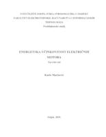 ENERGETSKA UĈINKOVITOST ELEKTRIĈNIH MOTORA