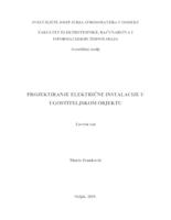 Projektiranje električne instalacije u ugostiteljskom objektu