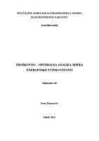 Troškovno-optimalna analiza mjera energetske učinkovitosti