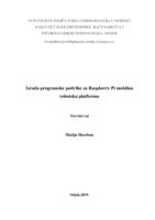 Izrada programske podrške za Raspberry Pi mobilnu robotsku platformu