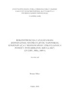 Rekonstrukcija makete autonomnog jednofaznog neupravljivog izmjenjivača ( 12V/230V, 100W) izvedenog u mosnom spoju