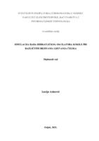 Simulacija rada hidrauličkog oscilatora kokile pri različitim brzinama lijevanja čelika