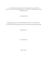 Razvoj parsera za komunikacijsku matricu s fokusom na AutoSAR XML format unutar generatora testnog okruženja