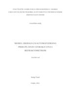 Model uređaja za automatizirano prikupljanje uzoraka vina s refraktometrom