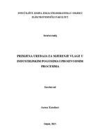 Primjena uređaja za mjerenje vlage u industrijskim pogonima i proizvodnim procesima