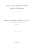 Hidrostatsko mjerenje razine tekućina u industrijskim primjenama