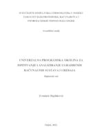 Univerzalna programska okolina za ispitivanje i analiziranje ugradbenih računalnih sustava i uređaja