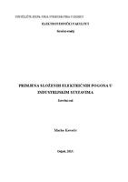 Primjena složenih električnih pogona u industrijskim sustavima