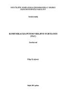 Komunikacija putem vidljive svjetlosti (VLC)