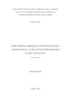 Industrijska primjena SIEMENS SINAMICS AOP30 panela u lokalno kontroliranim SCADA sustavima