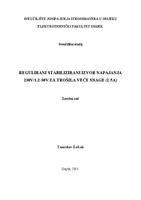 Regulirani stabilizirani izvor napajanja 230V/1.2-30V  za trošila veće snage( 2-5A)