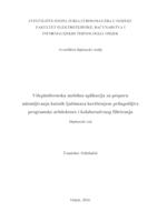 Višeplatformska mobilna aplikacija za potporu udomljivanju kućnih ljubimaca korištenjem prilagodljive programske arhitekture i kolaborativnog filtriranja