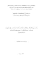 Regulacija pozicije i pritiska hidrauličkog cilindra pomoću hidrauličke pumpe s varijabilnom brzinom