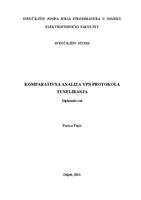 Komparativna analiza VPN protokola tuneliranja