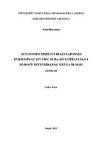 Autonomni neregulirani naponski izmjenjivač 12V/230V,50Hz,45VA upravljan s pomoću integriranog kruga IR 21531