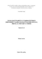 prikaz prve stranice dokumenta Uloga računarstva u farmaceutskoj industriji i validacija računalnih sustava prema 21 CFR Part 11 normi