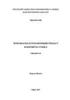 prikaz prve stranice dokumenta Intergracija fotonaponskih ćelija u električna vozila