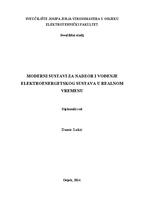prikaz prve stranice dokumenta Moderni sustavi za nadzor i vođenje elektroenergetskog sustava u realnom vremenu