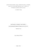prikaz prve stranice dokumenta Optimizacijske metode u elektroenergetskom sustavu