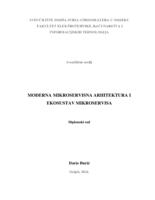 prikaz prve stranice dokumenta Moderna mikroservisna arhitektura i ekosustav mikroservisa