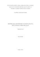 prikaz prve stranice dokumenta Detekcija gesti prstiju/ruku zasnovana na nečujnom audio-signalu