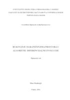 prikaz prve stranice dokumenta Rukovanje ograničenjima prostora u algoritmu diferencijalne evolucije