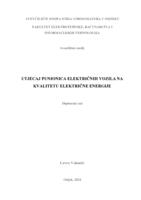 prikaz prve stranice dokumenta Utjecaj punionica električnih vozila na kvalitetu električne energije