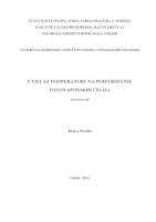 prikaz prve stranice dokumenta Utjecaj temperature na performanse fotonaponskih ćelija