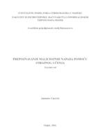 prikaz prve stranice dokumenta Prepoznavanje malicioznih napada pomoću strojnog učenja