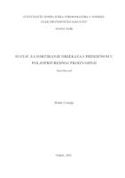 prikaz prve stranice dokumenta Sustav za sortiranje objekata s primjenom u poljoprivrednoj proizvodnji