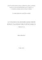 prikaz prve stranice dokumenta Automatizacija distribucijske mreže pomoću daljinski upravljivih naprava