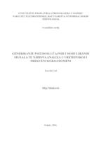 prikaz prve stranice dokumenta Generiranje pseudoslučajnih i moduliranih signala te njihova analiza u vremenskoj i frekvencijskoj domeni
