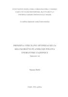 prikaz prve stranice dokumenta Primjena višeciljne optimizacije za kratkoročno planiranje pogona energetske zajednice